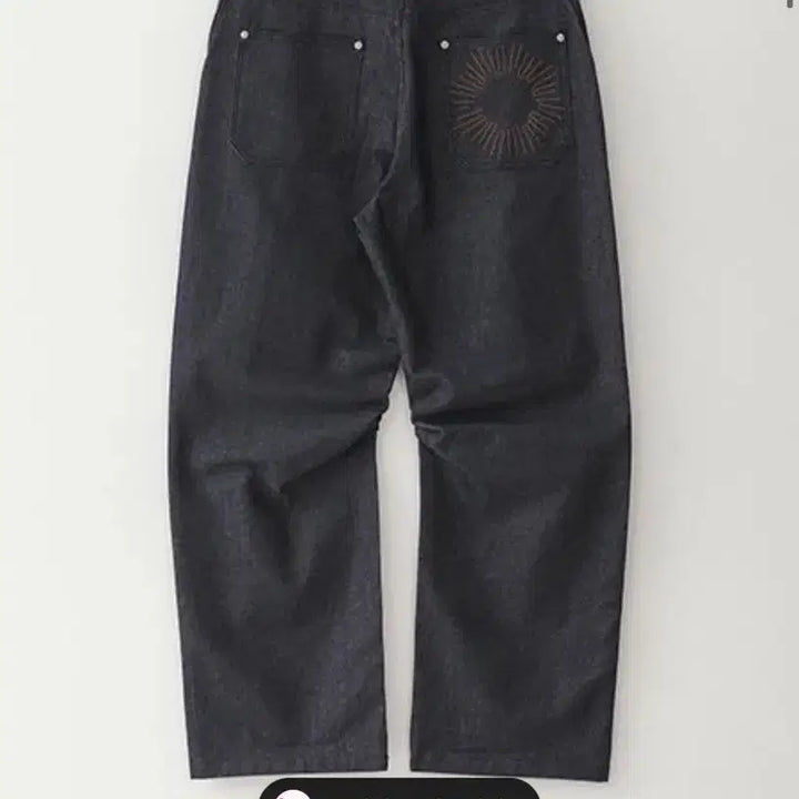 [BUNJANG] Blue Sunflower Curved Carpenter Denim Pants Size 1 / 일괄판매가능) 블루썬플라워 커브드 카펜터 데님 팬츠 1사이즈