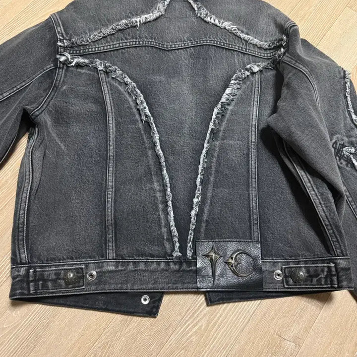 [BUNJANG] Thug Club Tribal Denim Jacket Black / Thug club 데님 블랙 자켓