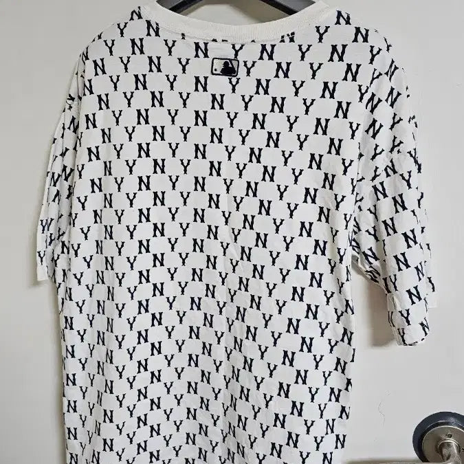 [BUNJANG] MLB Printing Round Short-Sleeve T-Shirt / MLB 프린팅 라운드 반팔