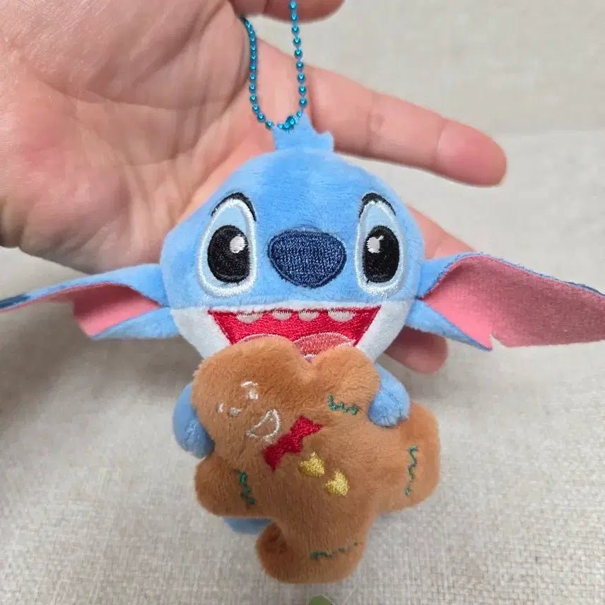 [BUNJANG] Disney Stitch Plush Keychain Cookie Version / 디즈니 스티치 봉제인형 키링 쿠키ver.