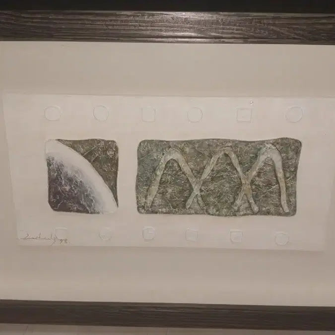 [BUNJANG] Abstract Painting Framed Interior Wall Art / 액자형 추상화 그림 인테리어