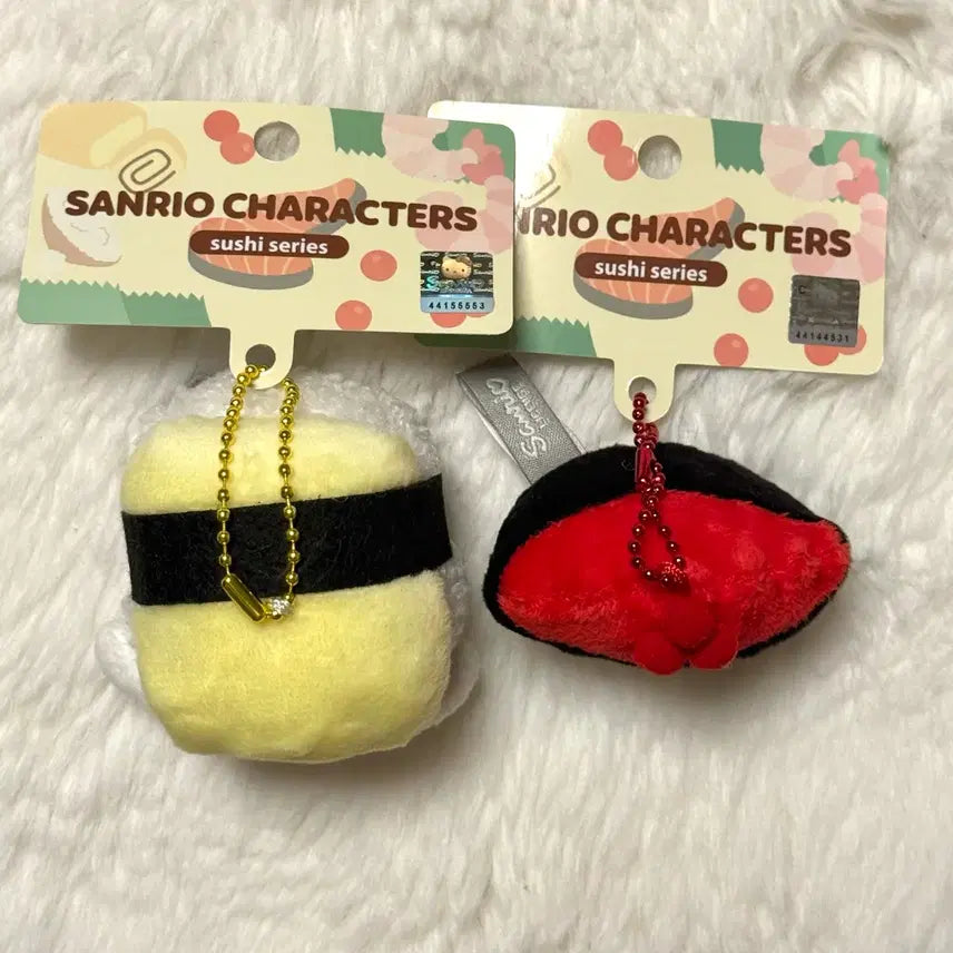 [BUNJANG] Sanrio Sushi Series Plush Keychain Set / 산리오 스시 시리즈 인형 키링