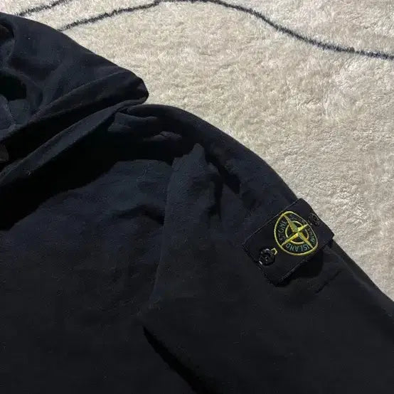 [BUNJANG] Stone Island Hooded Sweatshirt Black / 스톤아일랜드 후드 블랙