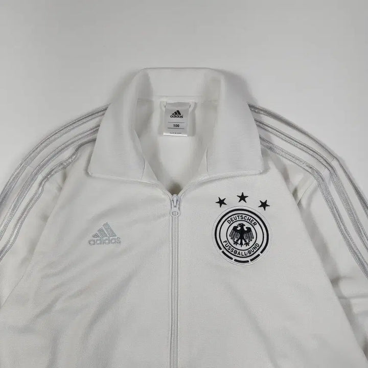 [BUNJANG] Adidas Germany White Silver Track Top [100] / 아디다스 독일 화이트 실버 트랙탑 [100]