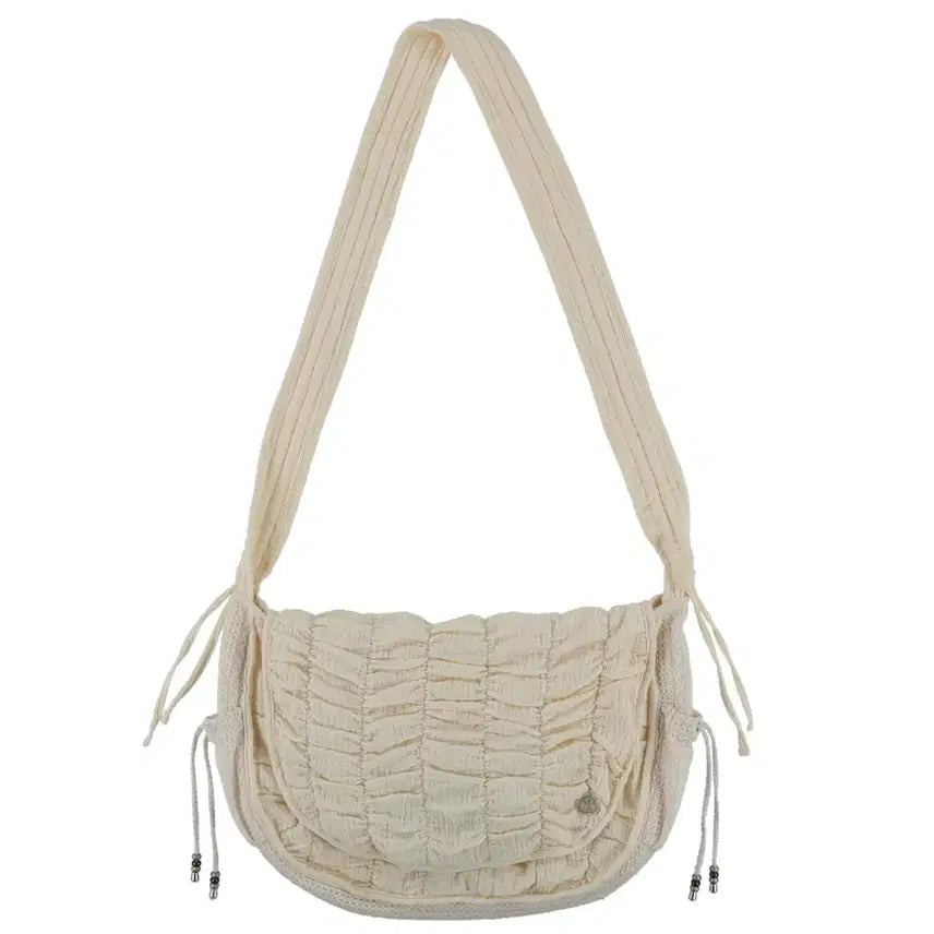 [BUNJANG] COYSEIO Quilted Crossbody Bag Ivory / COYSEIO 퀼팅 크로스백 아이보리