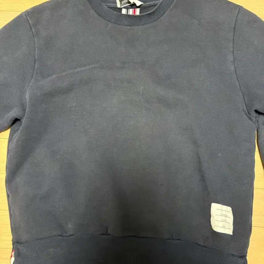 [BUNJANG] Thom Browne Navy Sweatshirt Size 3 / 톰브라운 백삼선 맨투맨 3사이즈