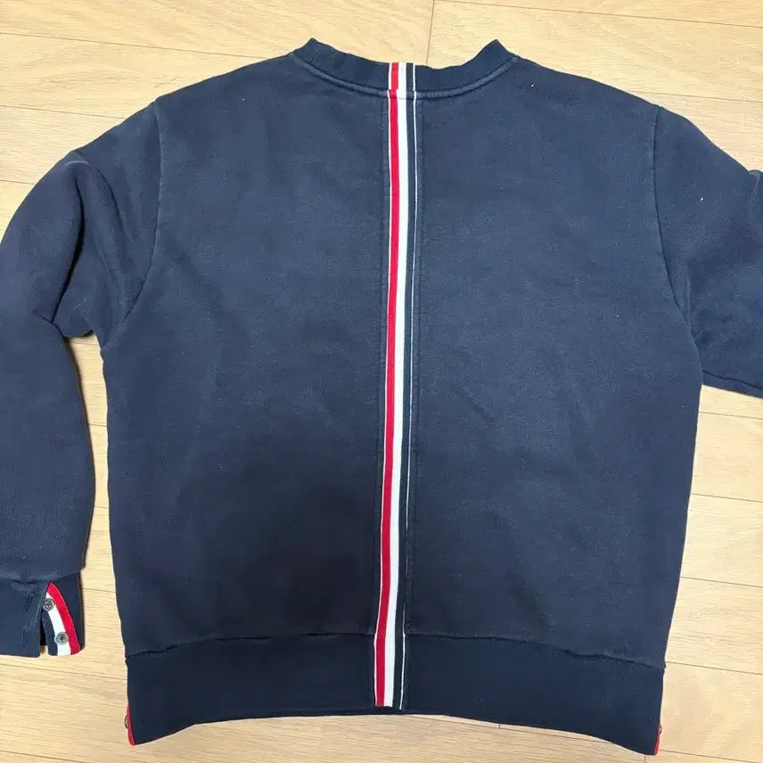 [BUNJANG] Thom Browne Navy Sweatshirt Size 3 / 톰브라운 백삼선 맨투맨 3사이즈