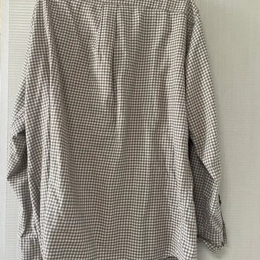 [BUNJANG] Uniqlo Check Shirt Brown XL / 유니클로 체크 셔츠 브라운