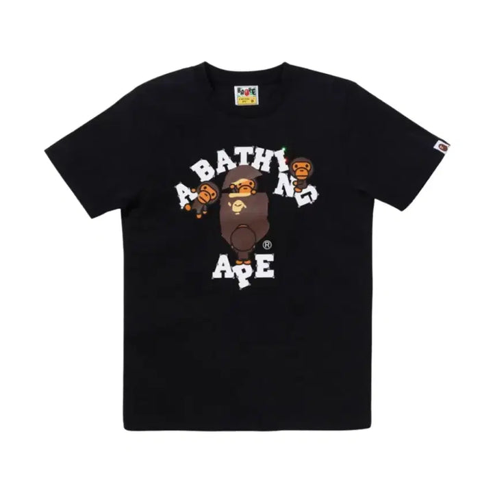 [BUNJANG] BAPE Crystal Stone College Milo T-shirt / 베이프 크리스탈 스톤 컬리지 마일로 티셔츠