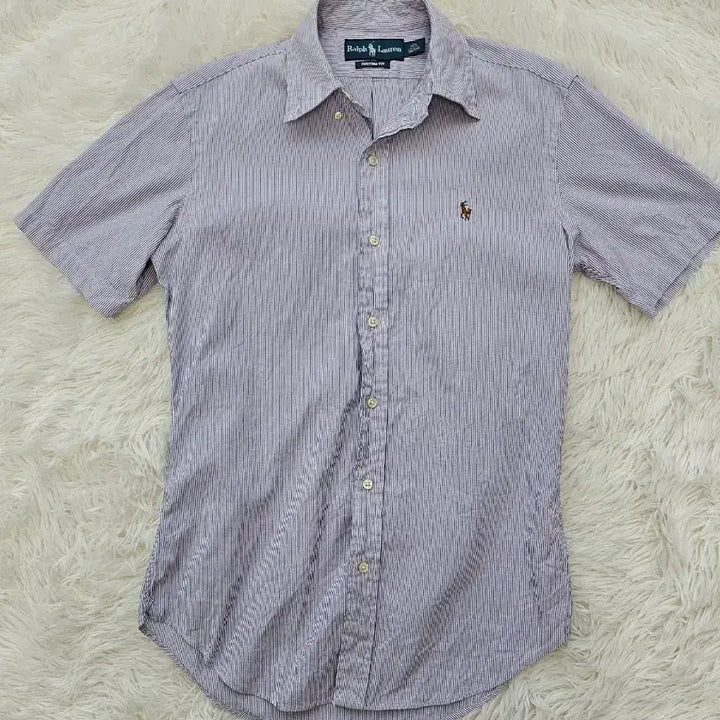 [BUNJANG] Polo Ralph Lauren Striped Short Sleeve Shirt / 폴로 랄프로렌 스트라이프 반팔 셔츠