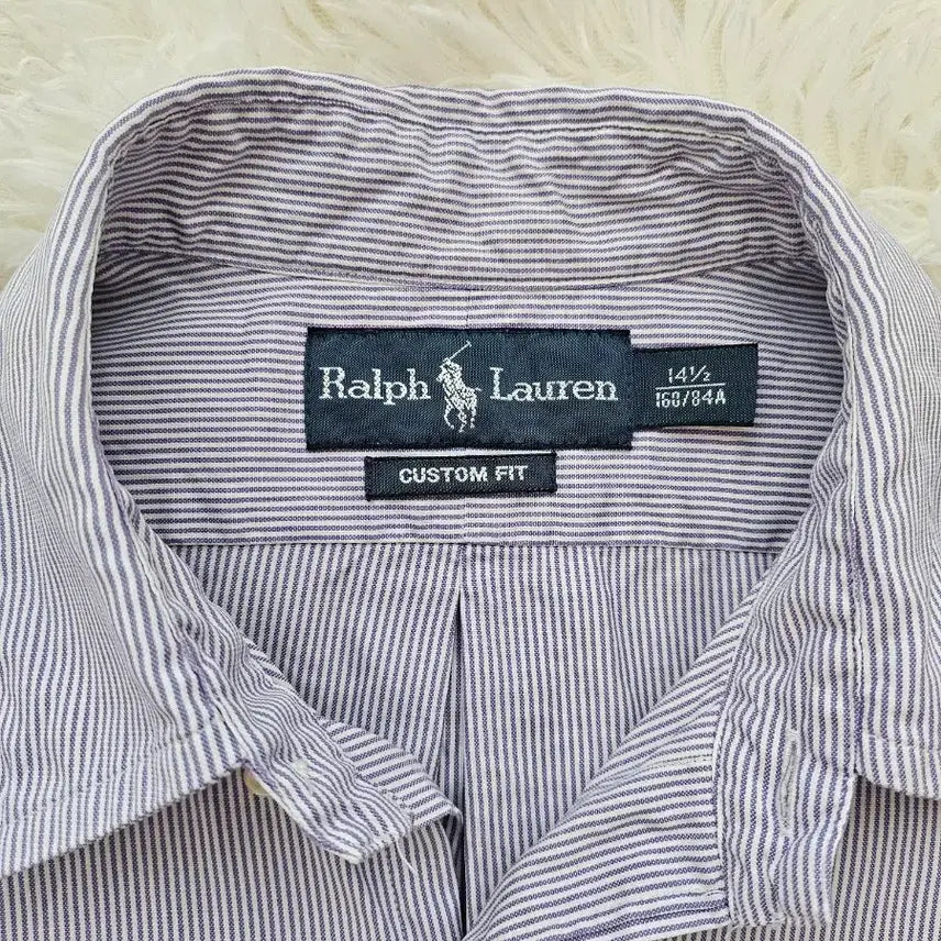 [BUNJANG] Polo Ralph Lauren Striped Short Sleeve Shirt / 폴로 랄프로렌 스트라이프 반팔 셔츠