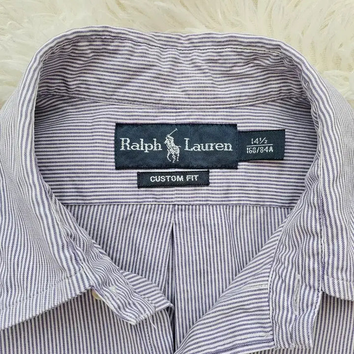 [BUNJANG] Polo Ralph Lauren Striped Short Sleeve Shirt / 폴로 랄프로렌 스트라이프 반팔 셔츠