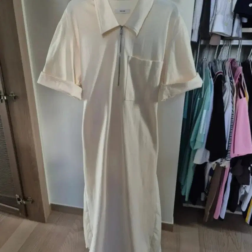 [BUNJANG] System Ivory Long Dress / 한섬 시스템 원피스