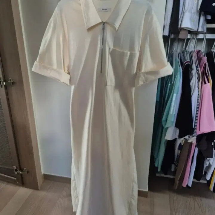 [BUNJANG] System Ivory Long Dress / 한섬 시스템 원피스