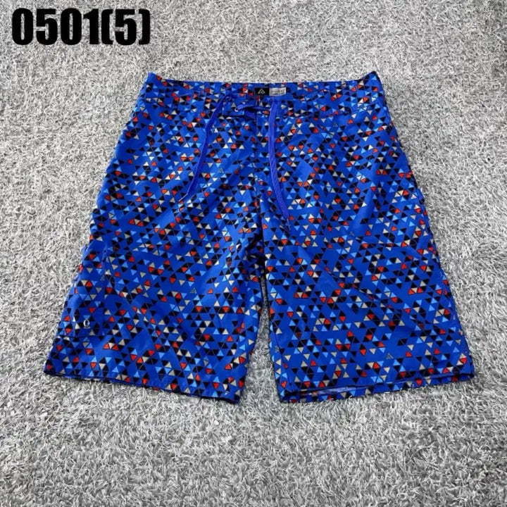 [BUNJANG] Nike ACG Blue Pattern Shorts / 나이키 ACG 블루 패턴 반바지
