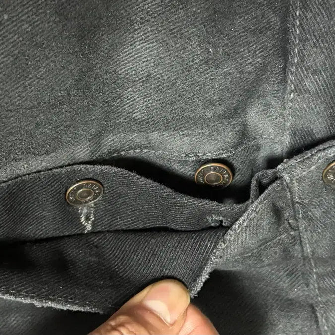 [BUNJANG] Balenciaga Black Large Baggy Coated Jeans (S) / (s) 발렌시아가 라지배기코팅진 블랙
