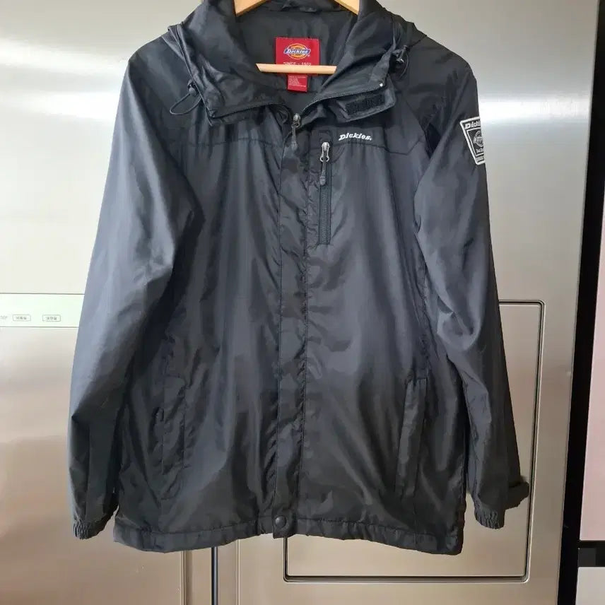 [BUNJANG] Dickies Black Windbreaker Hooded Jacket / 디키즈 블랙 바람막이 후드 자켓