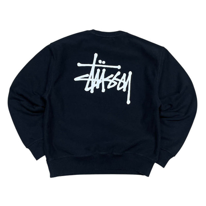 [BUNJANG] Stussy Solo Logo Big Logo Back Logo Sweatshirt Black / [L] 스투시 솔로 로고 빅로고 백로고 맨투맨 스웻셔츠 블랙 검정 정품