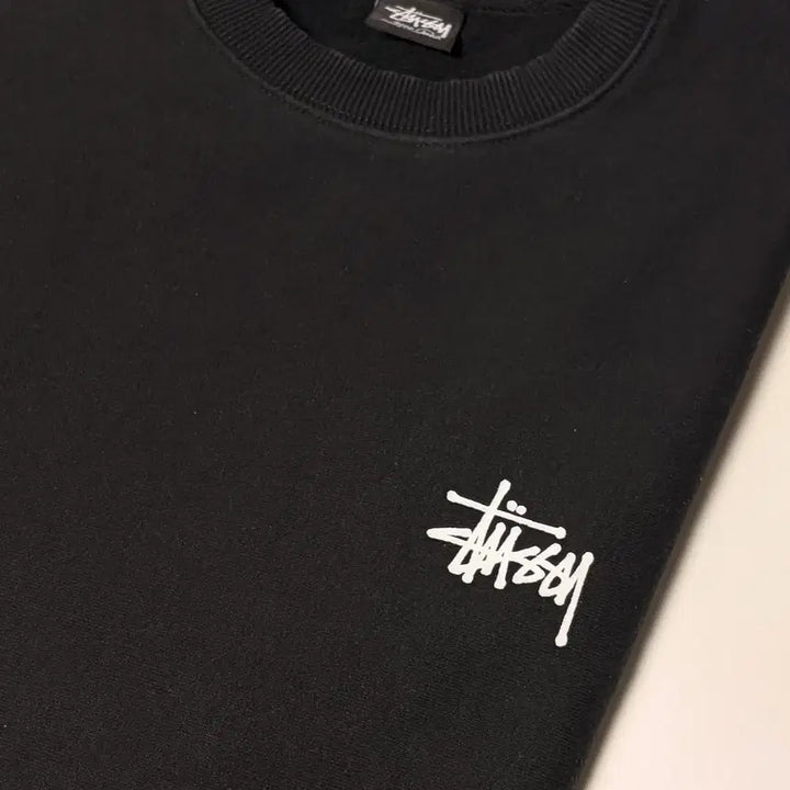[BUNJANG] Stussy Solo Logo Big Logo Back Logo Sweatshirt Black / [L] 스투시 솔로 로고 빅로고 백로고 맨투맨 스웻셔츠 블랙 검정 정품