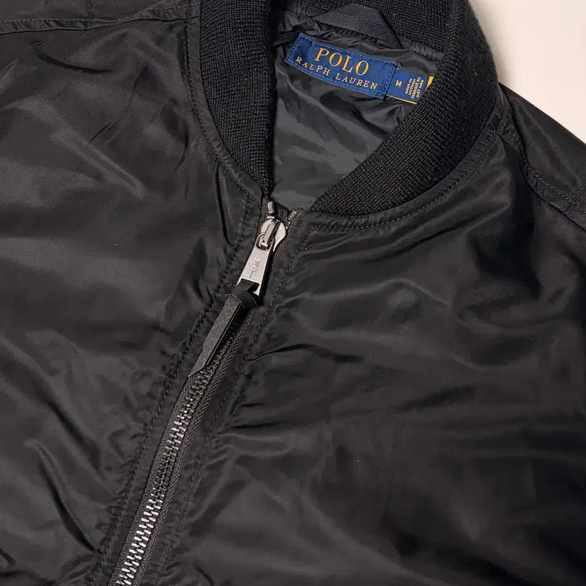 [BUNJANG] Polo Ralph Lauren MA-1 Utility Bomber Jacket (Size M, Authentic) / [M] 폴로랄프로렌 유틸리티 MA-1 마원 항공점퍼 자켓 QR 큐알 정품
