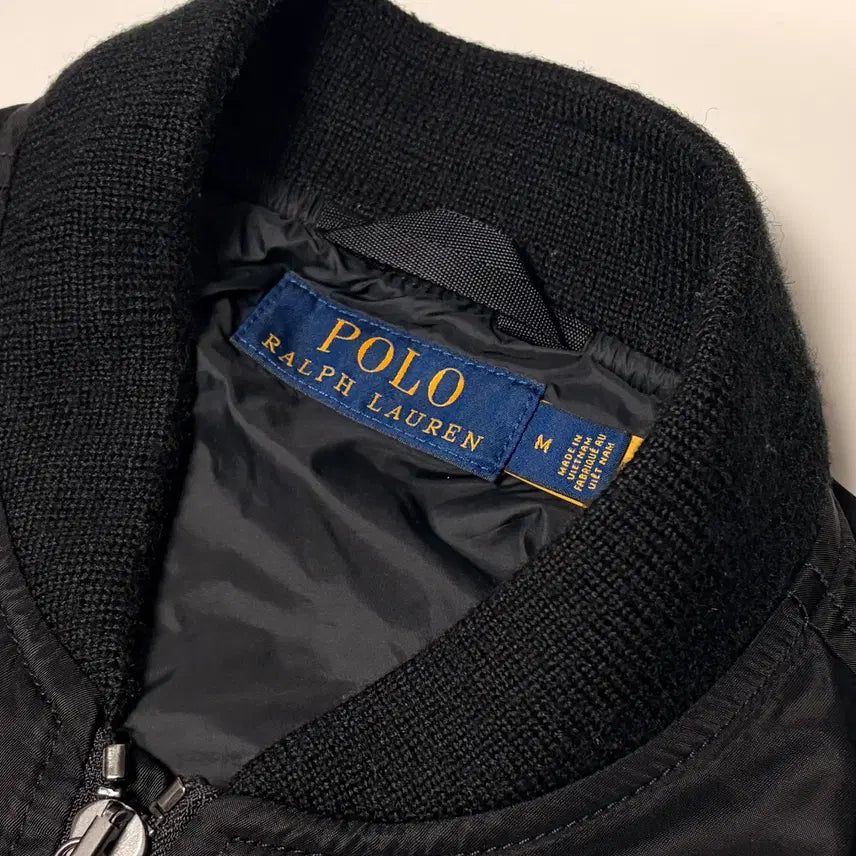 [BUNJANG] Polo Ralph Lauren MA-1 Utility Bomber Jacket (Size M, Authentic) / [M] 폴로랄프로렌 유틸리티 MA-1 마원 항공점퍼 자켓 QR 큐알 정품