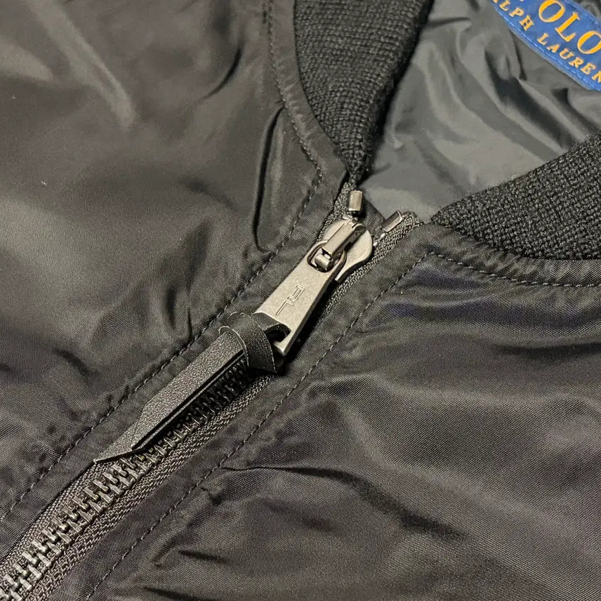 [BUNJANG] Polo Ralph Lauren MA-1 Utility Bomber Jacket (Size M, Authentic) / [M] 폴로랄프로렌 유틸리티 MA-1 마원 항공점퍼 자켓 QR 큐알 정품