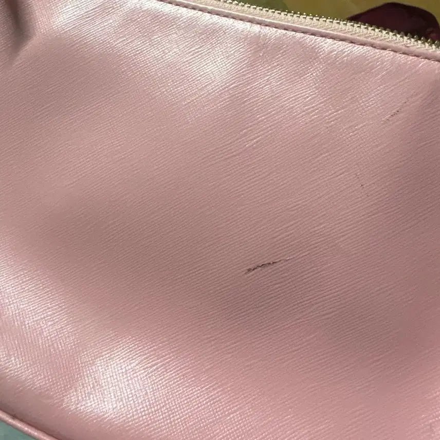 [BUNJANG] Metrociti Pink Leather Crossbody Bag / 메트로시티 핑크컬러