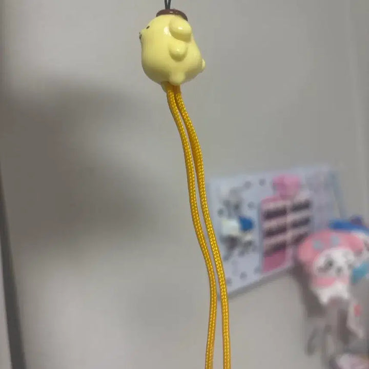 [BUNJANG] Sanrio Pompompurin Cellphone Strap Charm Figure / 산리오 폼폼푸린 휴대폰 스트랩 키링 피규어