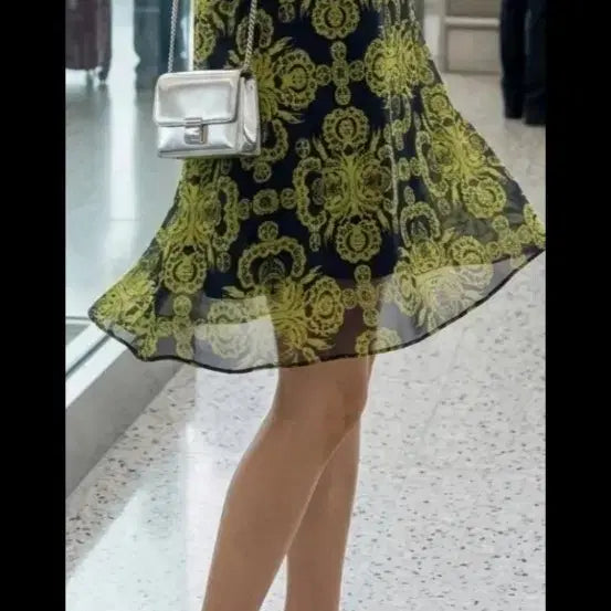 [BUNJANG] Sleeveless Dress Floral Pattern / 나시 원피스/ 택포
