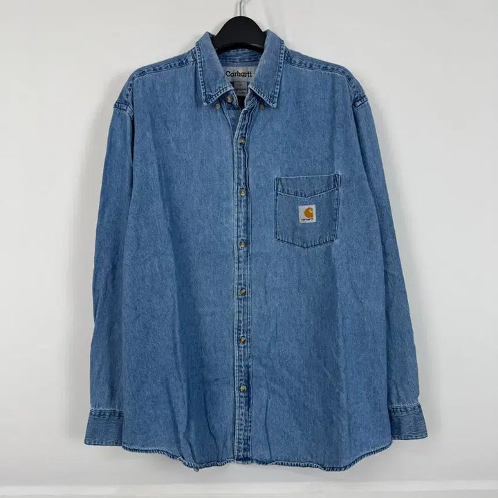 [BUNJANG] Carhartt Work Denim Shirt / b366) 칼하트 워크 청셔츠