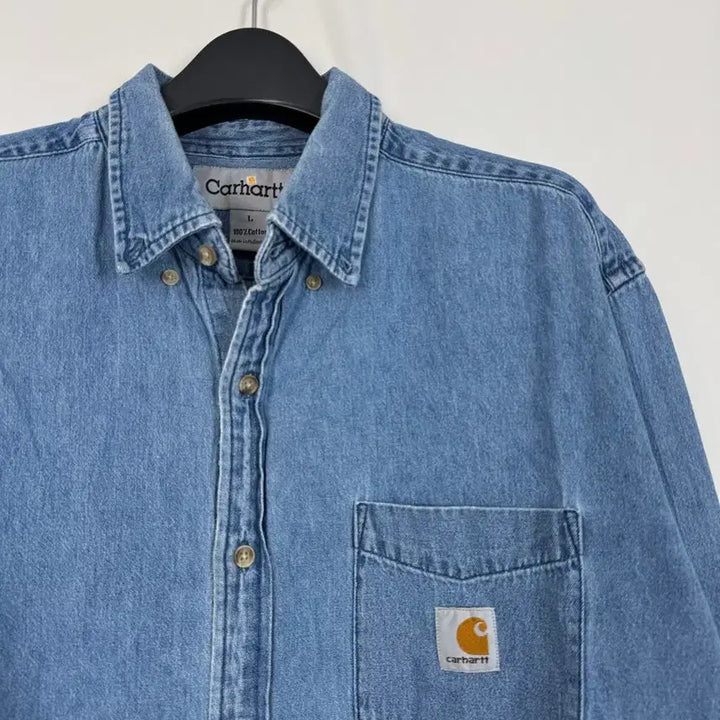 [BUNJANG] Carhartt Work Denim Shirt / b366) 칼하트 워크 청셔츠