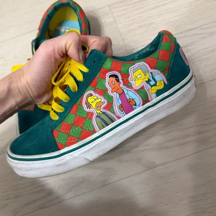 [BUNJANG] Vans Simpsons Family Collaboration Old Skool Sneakers / Vans 심슨 가족 콜라보 올드스쿨 스니커즈