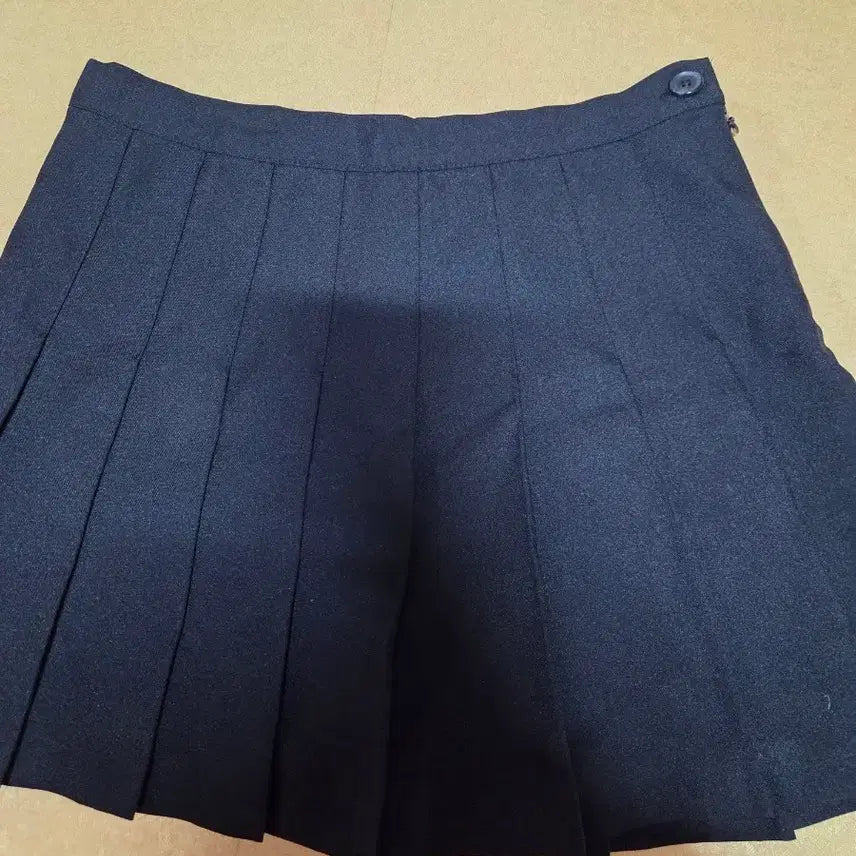 [BUNJANG] Black Pleated Mini Skirt / 검정 플리츠 미니 스커트