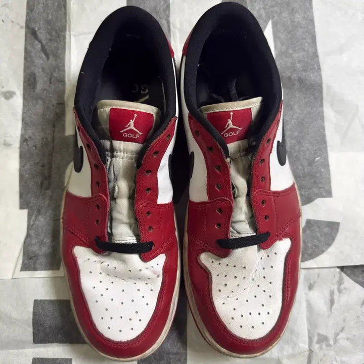 [BUNJANG] Nike Jordan 1 Low Golf Chicago US 8 / 크림구매)나이키 조던1 로우 골프 시카고 26
