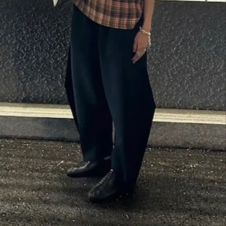 [BUNJANG] ISSEY MIYAKE Pleats Pants Black / ISSEY MIYAKE 플리츠 팬츠_Black (F)