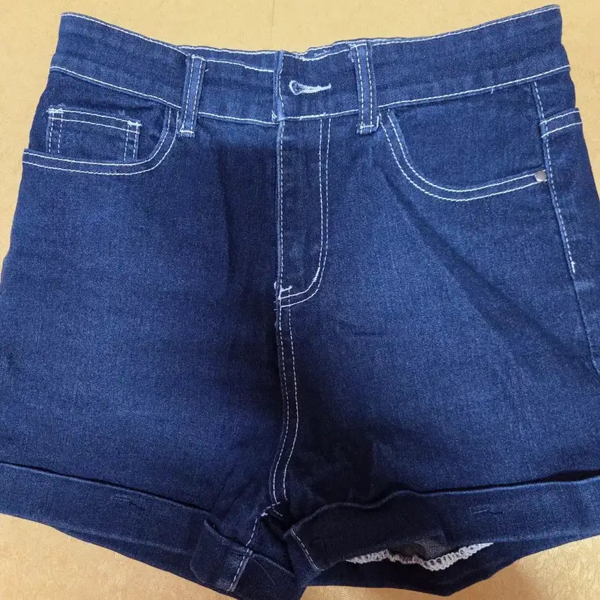 [BUNJANG] Stretch Denim Shorts / 스판 진청 반바지