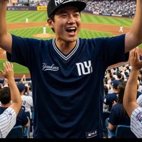 [BUNJANG] MLB New York Yankees Short Sleeve T-Shirt / 정품 MLB 뉴욕 양키스 반팔 티셔츠/ 택포