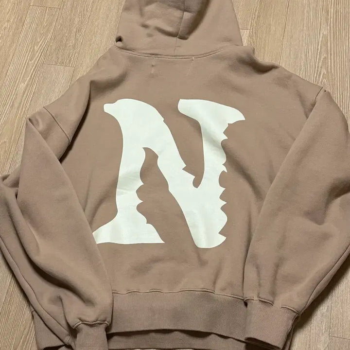 [BUNJANG] NETHERWORLD Beige Hoodie M / NETHERWORLD 후드티