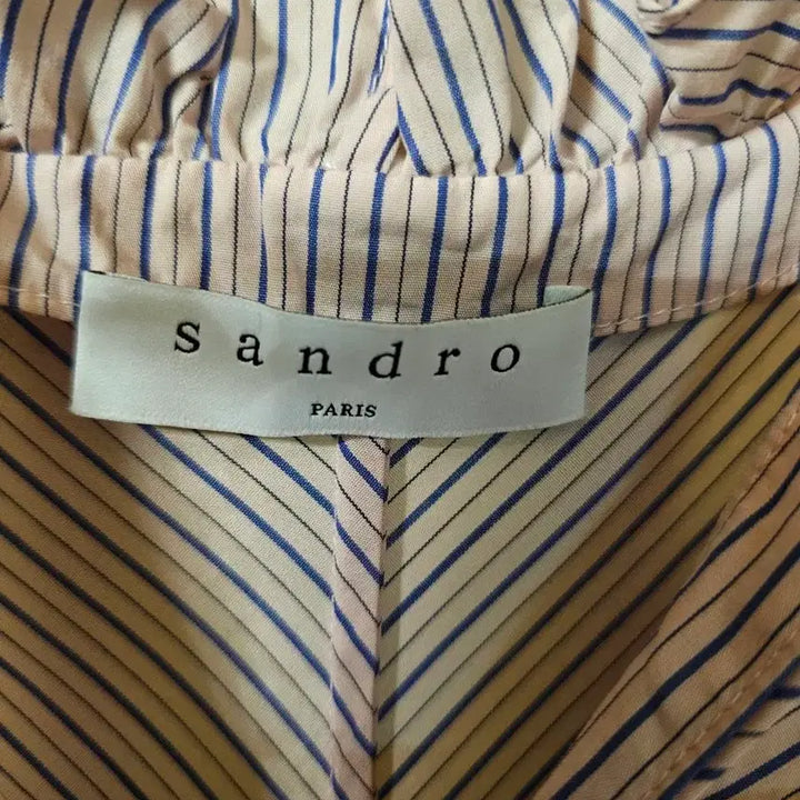[BUNJANG] Sandro Cotton Striped Dress / 산드로 아사면 원피스