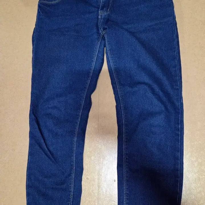 [BUNJANG] Dark Wash Denim Stretch Skinny Jeans / 진청 데님 스판 스키니진