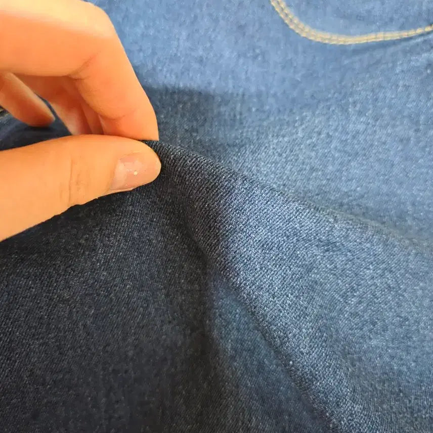 [BUNJANG] Dark Wash Denim Stretch Skinny Jeans / 진청 데님 스판 스키니진