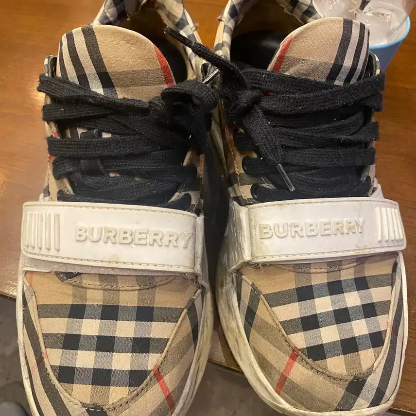 [BUNJANG] Burberry Check Sneakers / 버버리 체크 스니커즈 운동화 가격제안