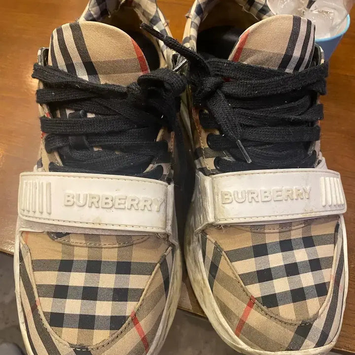[BUNJANG] Burberry Check Sneakers / 버버리 체크 스니커즈 운동화 가격제안