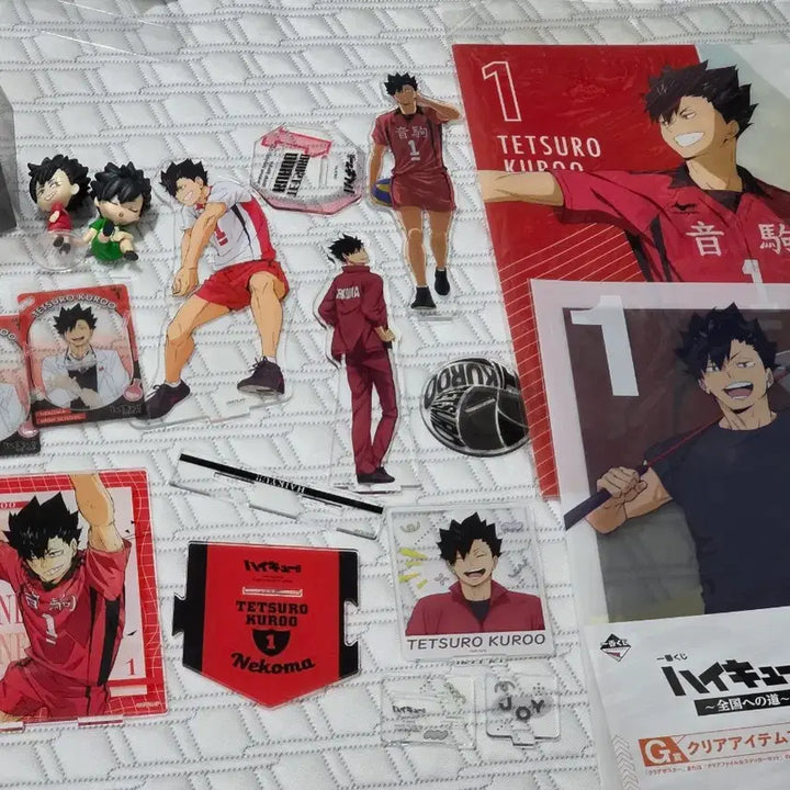 [BUNJANG] Haikyuu!! Nekoma Kuroo Tetsuro Bundle Set / 일괄) 하이큐 네코마 쿠로오 테츠로 굿즈 일괄