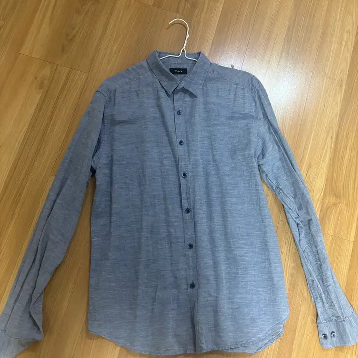 [BUNJANG] Theory Linen Shirt Blue M / Theory 린넨 셔츠 블루 m