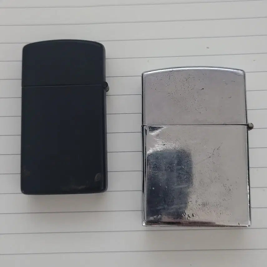 [BUNJANG] Zippo Lighter Bundle Set (Matte Black, Horse Design) / 수집 / Zippo 지포 라이타 2점 일괄 판매합니다.