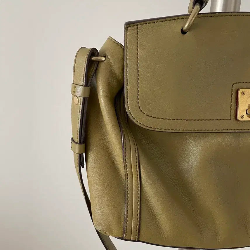 [BUNJANG] MCM Leather Tote Crossbody Bag / 엠씨엠(MCM) 레더 토트 크로스백