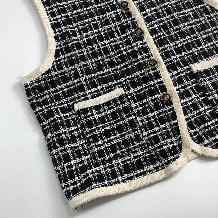 [BUNJANG] BEILEER Checkered Vest / BEILEER 체크 패턴 조끼 베스트