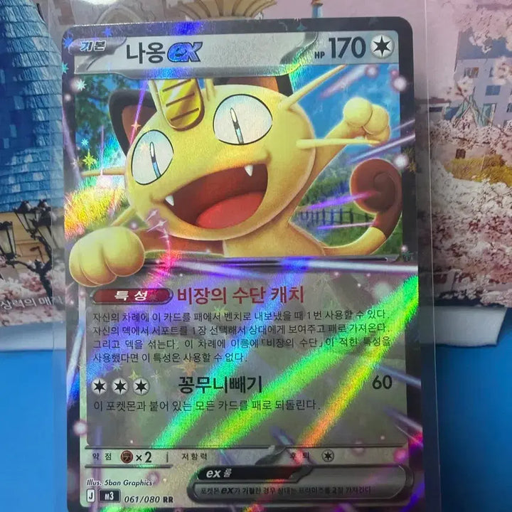[BUNJANG] Pokemon Card Meowth RR / 포켓몬카드 나옹 RR