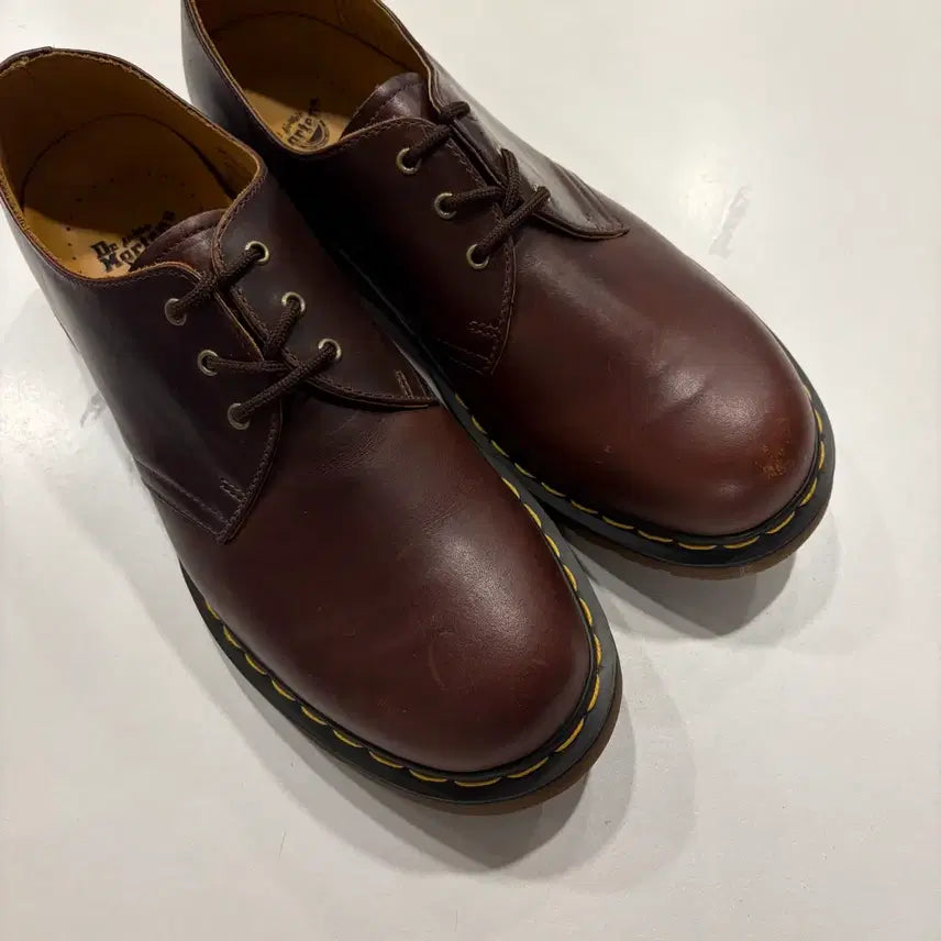 [BUNJANG] Dr. Martens 1461 3-Eye Brown Derby Shoes Size 280 / [280] 닥터마틴 1461 3홀 브라운 더비 슈즈